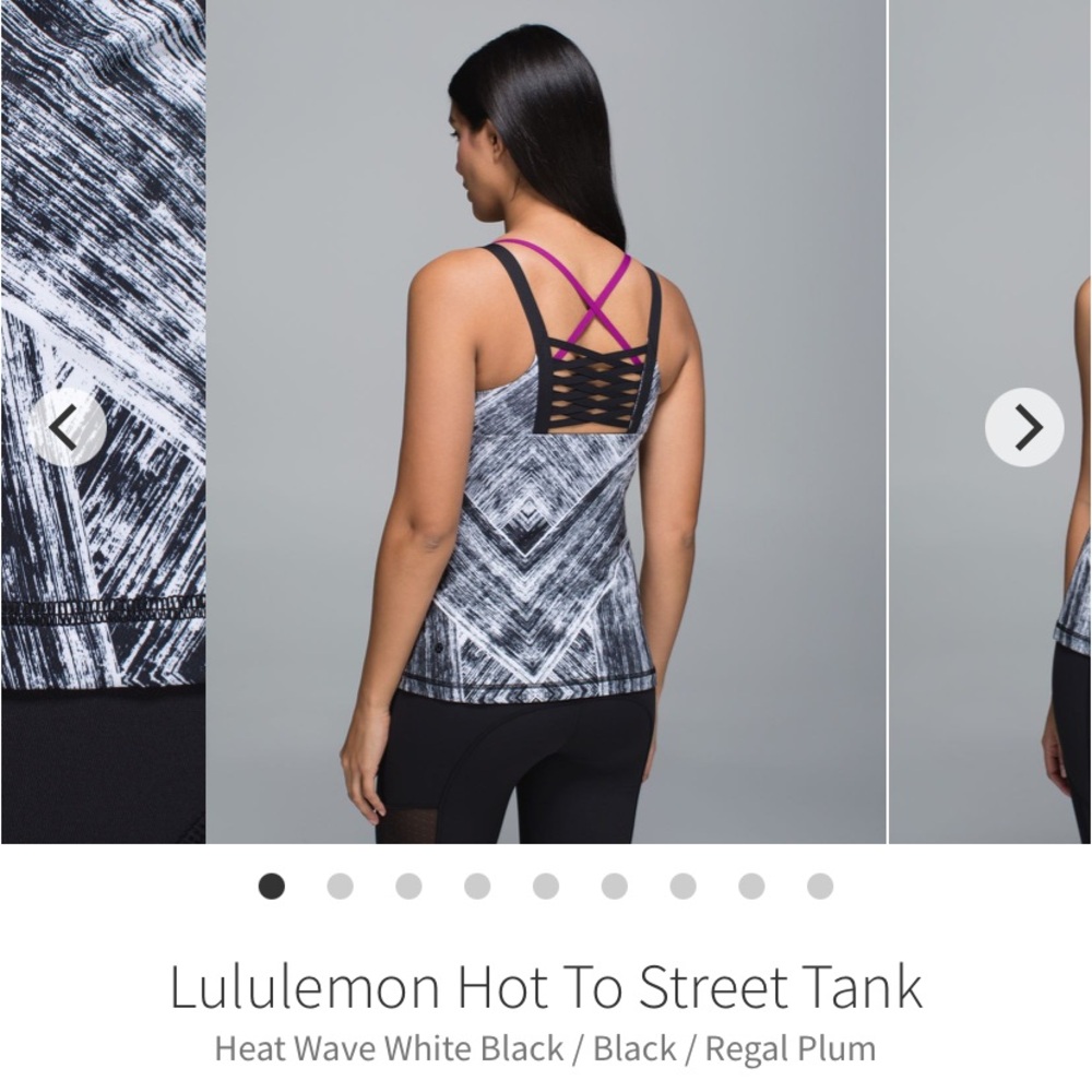 NWOT!! Lululemon Hot to Street Tank